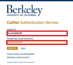 UC Berkeley Login