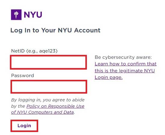 NYU-Account-Login