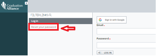 Graduation Alliance Recover Username or Password