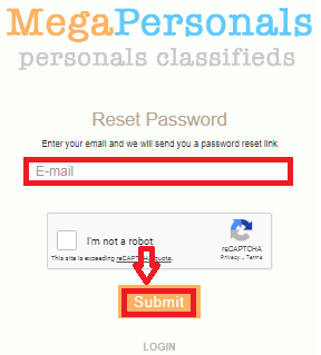 Mega Personals User Id