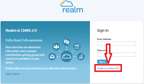 Onrealm Recover Username or Password