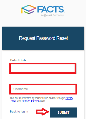 Fact Sis Recover Password User Id