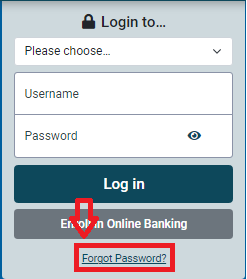 Frandsen Bank Recover Password