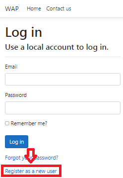 Wap Register for Access and manage