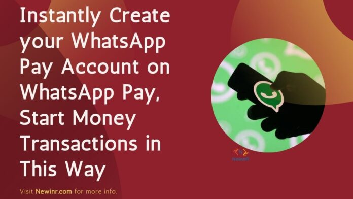 Instantly Create your WhatsApp Pay Account on WhatsApp Pay, Start Money Transactions in This Way:
