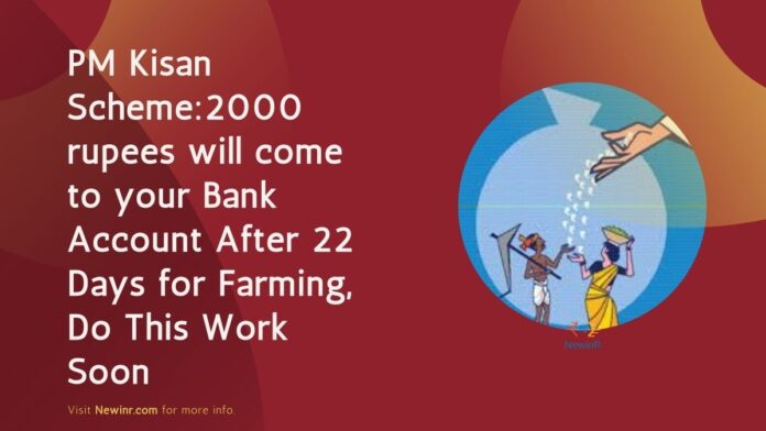 PM Kisan Scheme:2000 rupees will come to your Bank Account After 22 Days for Farming, Do This Work Soon