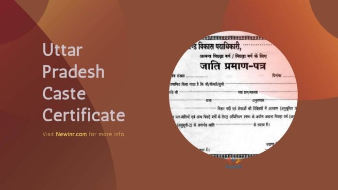 Uttar Pradesh Caste Certificate